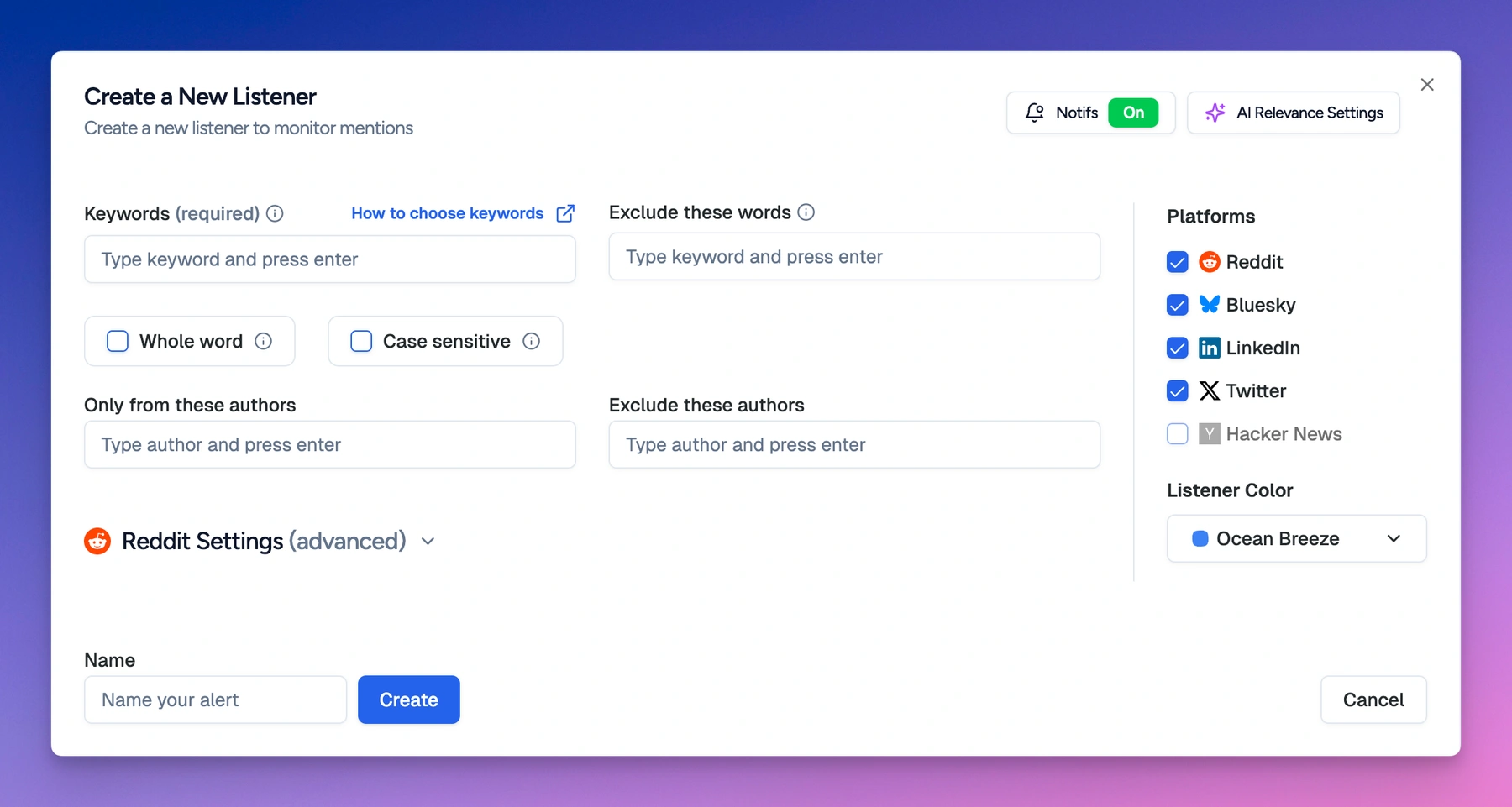 Setting up your SnitchFeed listener with buy-intent signals for LinkedIn